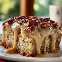 Butter Pecan Praline Poke Cake