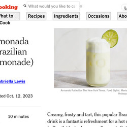 Limonada (brazilian Lemonade)