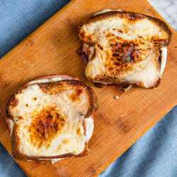 Cheesy, Gooey Croques Monsieurs