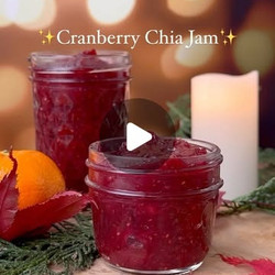 Cranberry Chia Jam