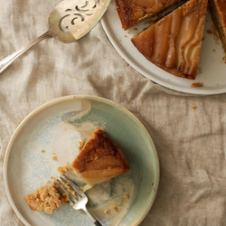 Brown Butter Pear Cake