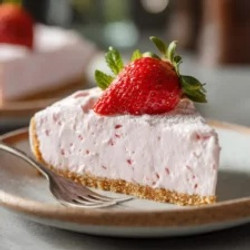 No-bake Strawberry Cream Cheese Pie