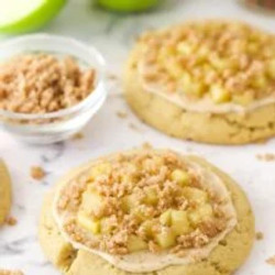 Copycat Crumbl Apple Crumb Cake Cookies