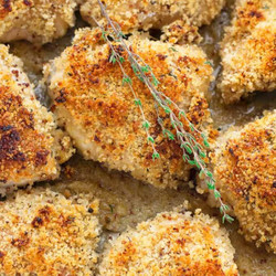 Crispy Baked Honey Mustard Chicken