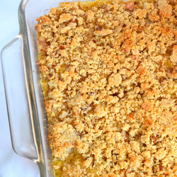 Copy of The Best Keto Rhubarb Crisp