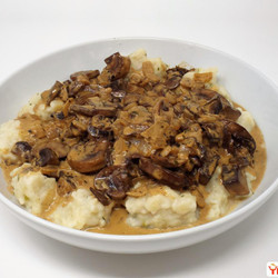 Mixed Mushroom Goulash With Dumplings