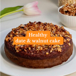 Healthy Date And Walnuts Cake