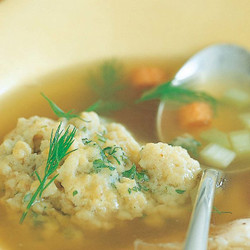 Ina's Chicken Soup With Matzo Balls