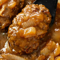 Hamburger Steak (with Onion Gravy!)