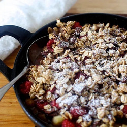 Chocolate Oat Crumble