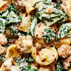 Orecchiette Pasta With Kale &amp; Sausage