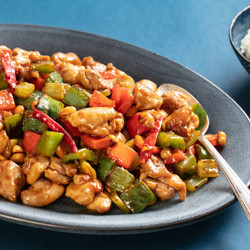 Takeout-style Kung Pao Chicken (diced Chicken With Peppers And Peanuts) Recipe
