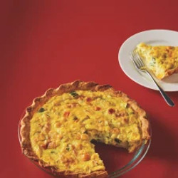 Mostly Vegetable Vegan Quiche