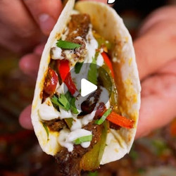 One pan steak fajitas