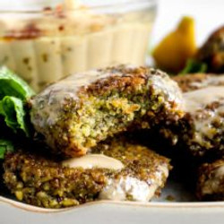 30 Minute Baked Lentil Falafel