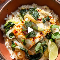Thai-inspired Coconut Poached Fish