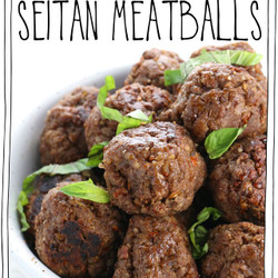 Vegan Italian Seitan Meatballs
