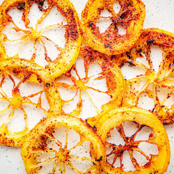 Olive Oil Fried Lemon Rings