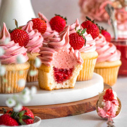 Strawberry Cupcakes