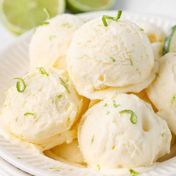 No-churn Lime Ice Cream