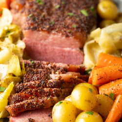 Easy Baked Corned Beef And Cabbage In The Oven