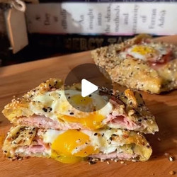Crispy Rice Paper Ham And Cheese Croque Madame