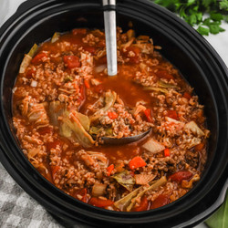 Crockpot Cabbage Roll Soup Recipe