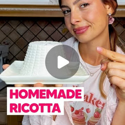 Homemade Ricotta Cheese