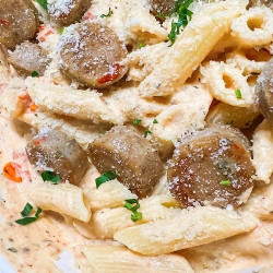 Boursin Pasta With Chicken Sausage