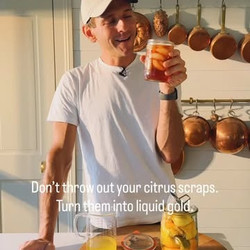 Oleo Saccharum: Citrus Syrup