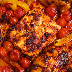 Honey Harissa Baked Feta