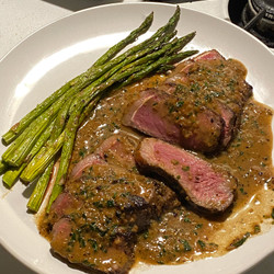 Steak Au Poivre With Miso &amp; Sansho Pepper