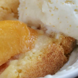Easy Peach Cobbler (using Fresh, Frozen Or Canned Peaches)