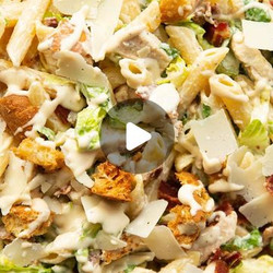 Chicken Caesar Pasta Salad