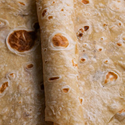 Homemade Burrito-size Flour Tortillas