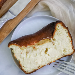 Richest Loaf Pan Basque Cheesecake
