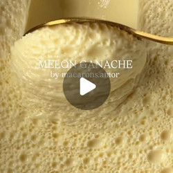 White Chocolate Ganache With Melon Paste