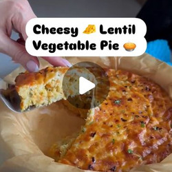 Cheesy Lentil Vegetable Pie