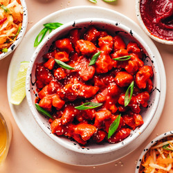 Crispy Baked Gochujang Tofu (korean-inspired)
