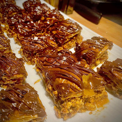 Salted Caramel Peanut Baklava