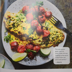Coconut Fish and Tomato Bake (NYT easy weeknight dinners)
