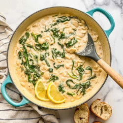 Creamy Miso Butter Beans