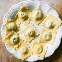 Homemade Mushroom Ravioli