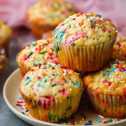 Best Vanilla Funfetti Muffins