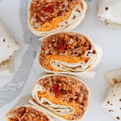 Chicken And Rice Burritos (meal Prep)