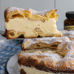 Karpatka (polish Carpathian Mountain Cream Cake)