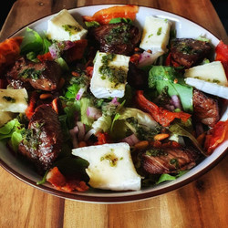 Biefstuk Met Brie Salade