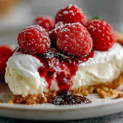Raspberry Cream Cheese Pie