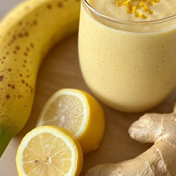 Banana Lemon Ginger Smoothie