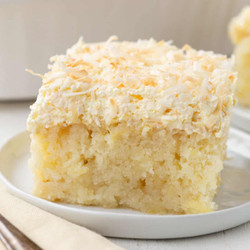 Coconut Pineapple Poke Cake